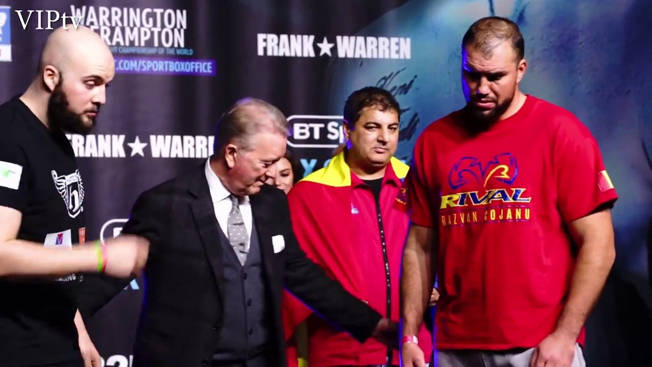 Nathan Gorman v Razvan Cojanu wgh-in and chat with Steve Bunce