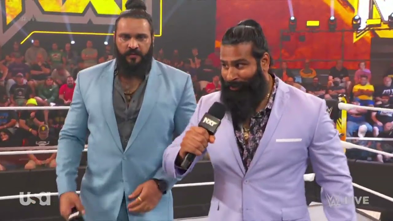 WWE NXT INDUS SHER ENTRANCE 12/06/22