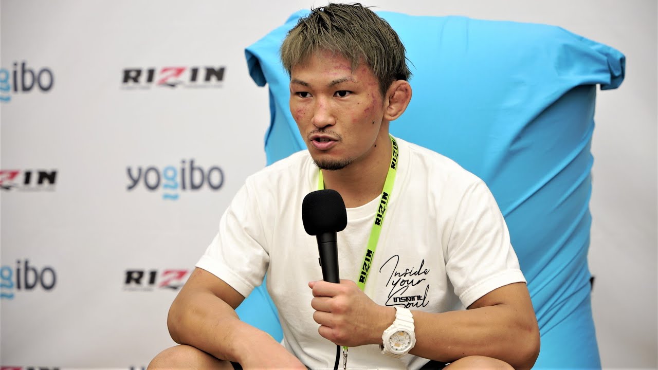 Yogibo presents RIZIN.29 伊藤空也 試合後インタビュー background