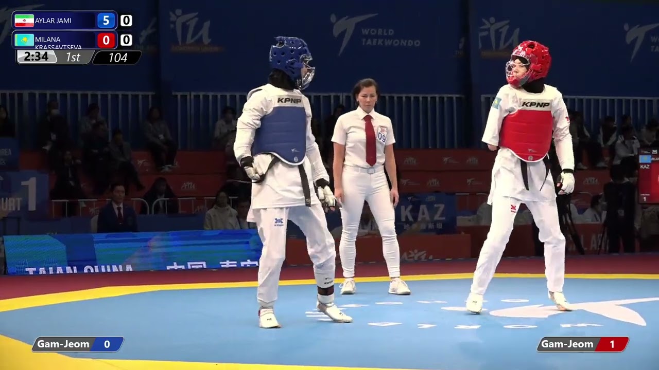104 K44 Semi final IRI AYLAR JAMI KAZ MILANA KRASSAVTSEVA