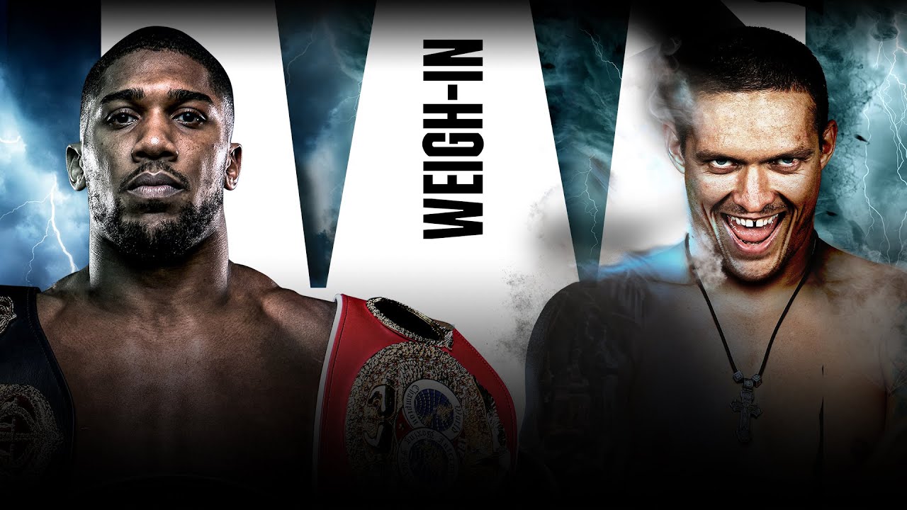 Joshua vs. Usyk: Weigh-In Livestream background