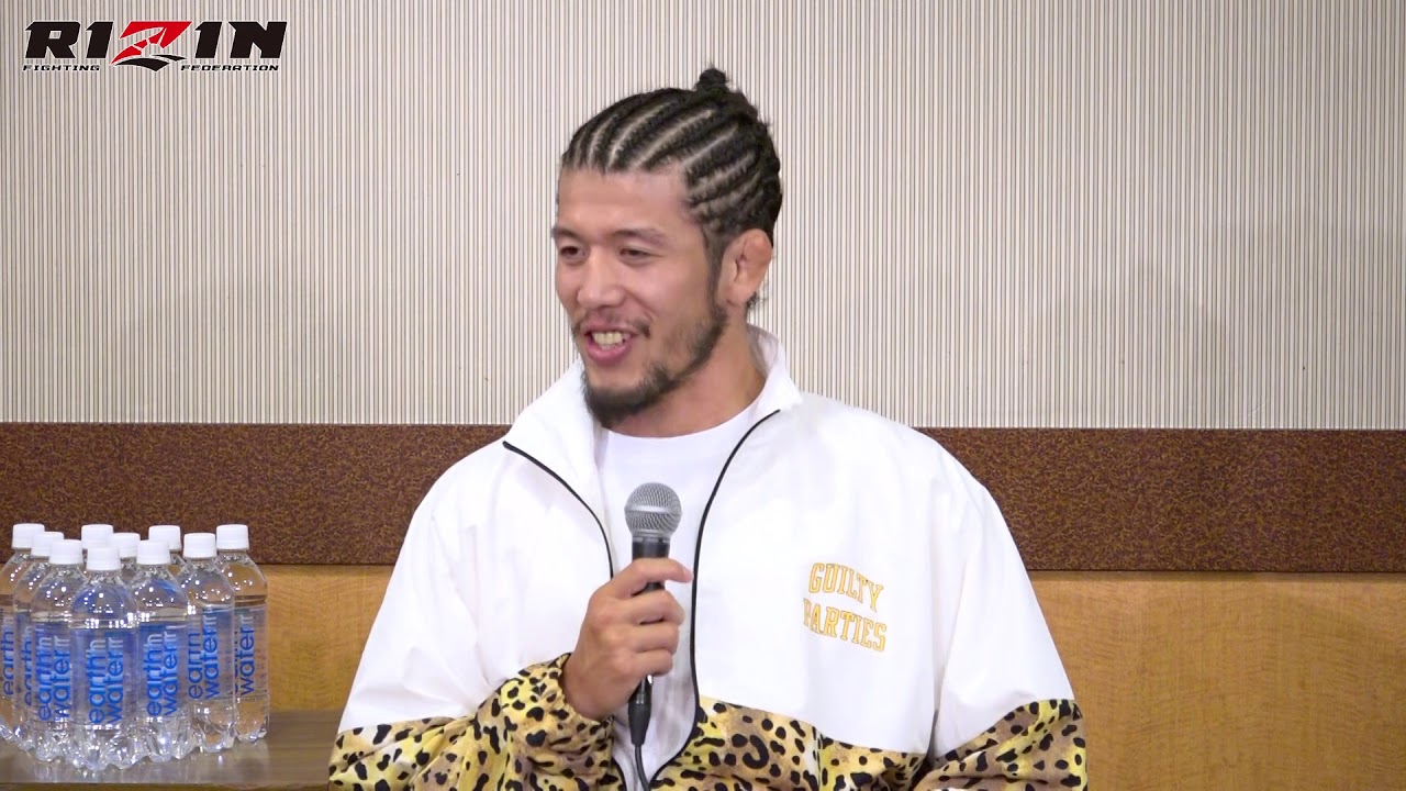 上迫博仁 RIZIN.19ライト級GP 試合前インタビュー background