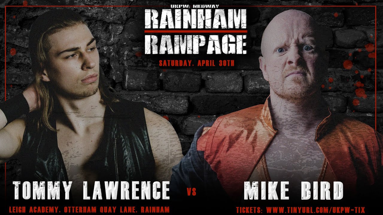 UKPW: FULL MATCH - Mike Bird vs Tommy Lawrence background