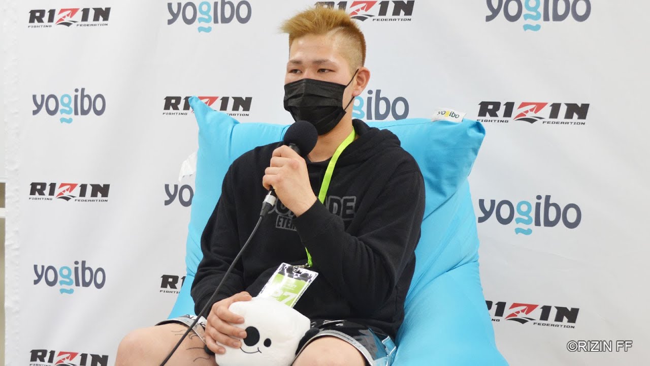 Yogibo presents RIZIN 27 桜井力 試合後インタビュー background