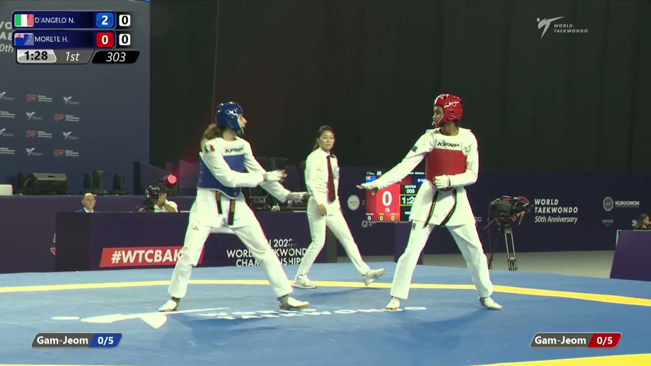 303 R64 Women 67kg ITA D'ANGELO N NZL MORETE H