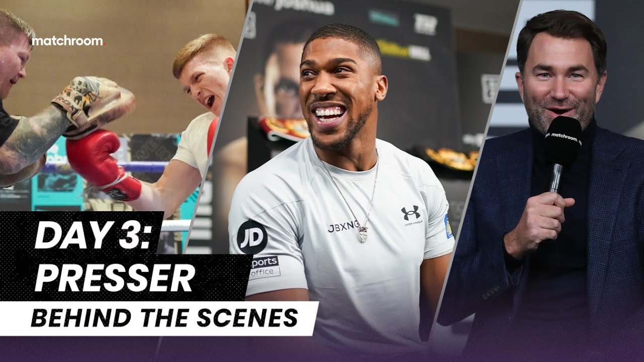 Fight Week, Day 3: Anthony Joshua vs Kubrat Pulev - Press Conference (Behind The Scenes) background