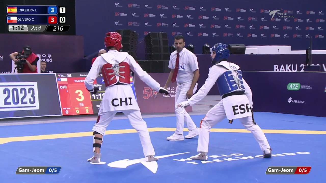 216 R16 Men 63kg ESP JORQUERA J CHI OLIVERO C