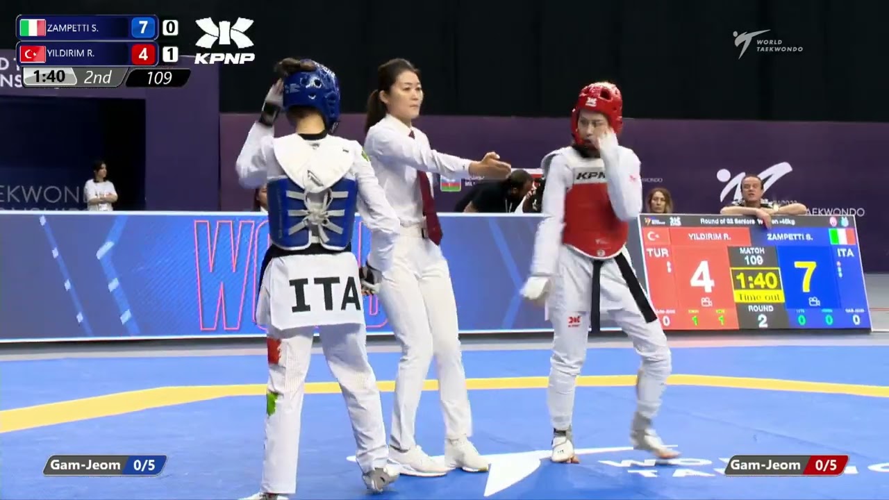 109 R32 Women 46kg ITA ZAMPETTI S TUR YILDIRIM R background