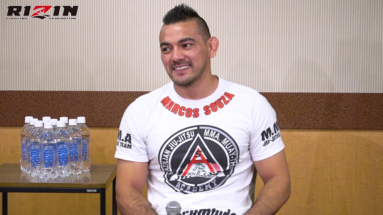 マルコス・ヨシオ・ソウザ RIZIN.19 試合前インタビュー background
