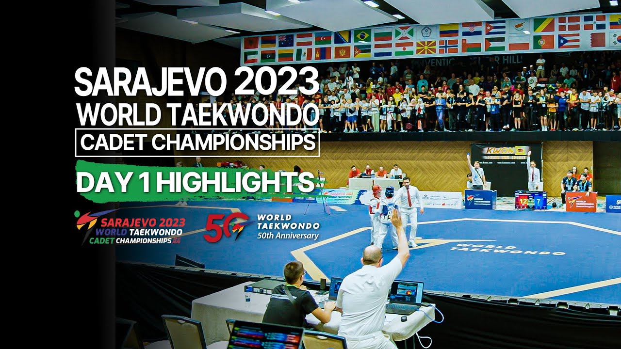 Highlights of Day1 I | Sarajevo 2023 World Taekwondo Cadet Championships background