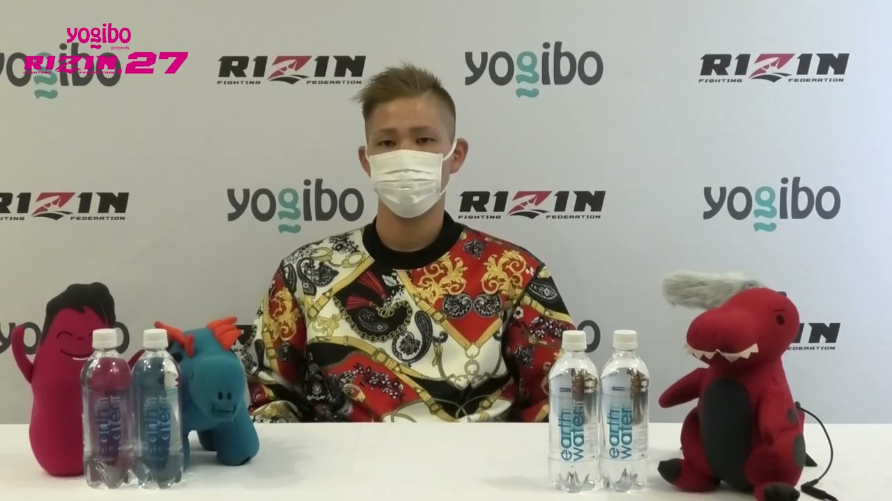 Yogibo presents RIZIN 27 桜井力 試合前インタビュー background