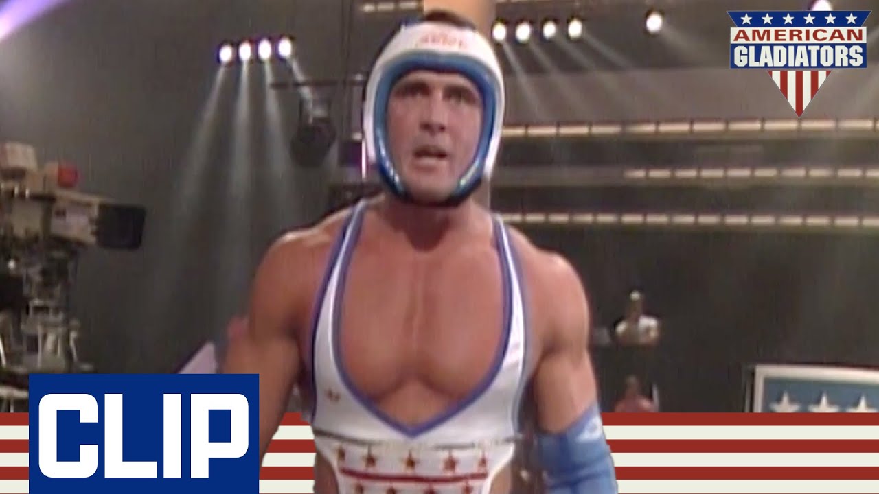 Gladiator Turbo's First Ever Hang Tough Defeat! | American Gladiators background