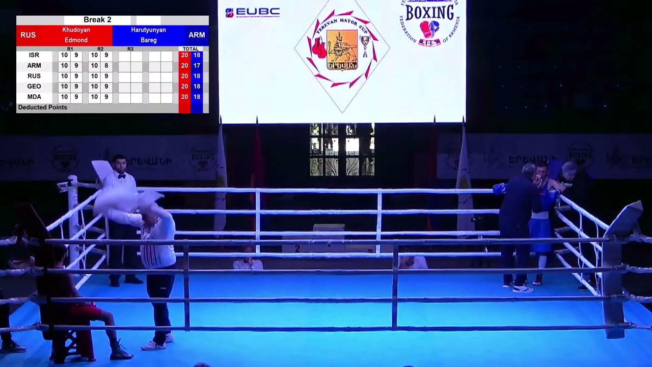 Edmond Khudoyan (RUS) vs. Baregham Harutyunyan (ARM) Yerevan Mayor Cup 2025 Final (48kg) background