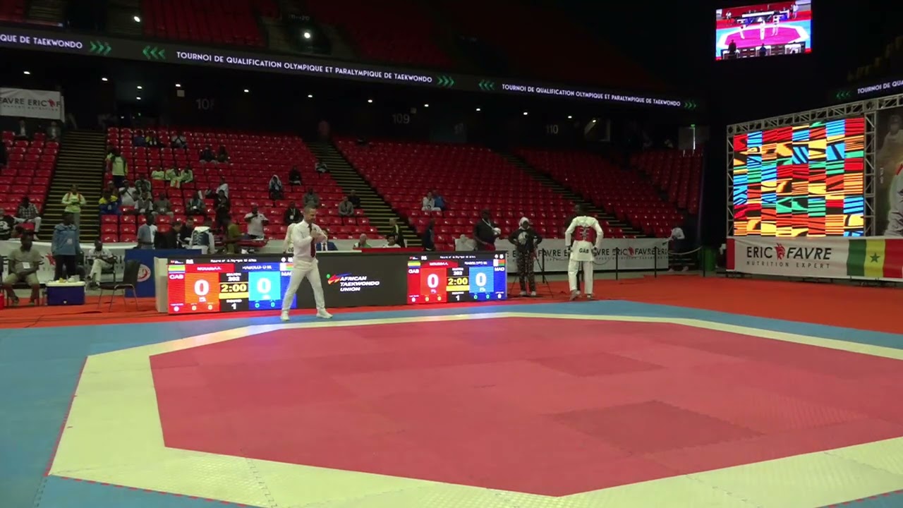 202 Round of 16 M 68kg MAD RASOLOFO M GAB MOUSSA A PGM | African Qualification Tournaments