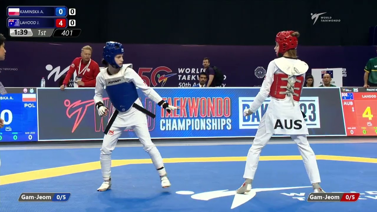 401 R64 Women 46kg POL KAMINSKA A AUS LAHOOD J