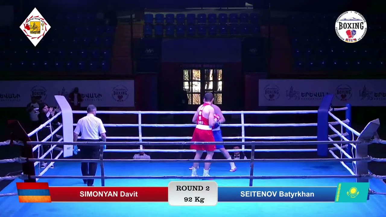 Davit Simonyan (ARM) vs. Batyrkhan Seitenov (KAZ) Yerevan Mayor Cup 2025 QF's (92kg) backdrop