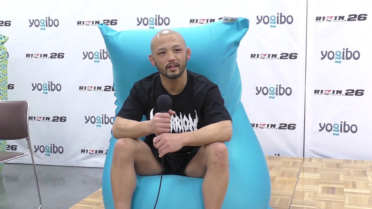 Yogibo presents RIZIN 26 倉本一真 試合後インタビュー background