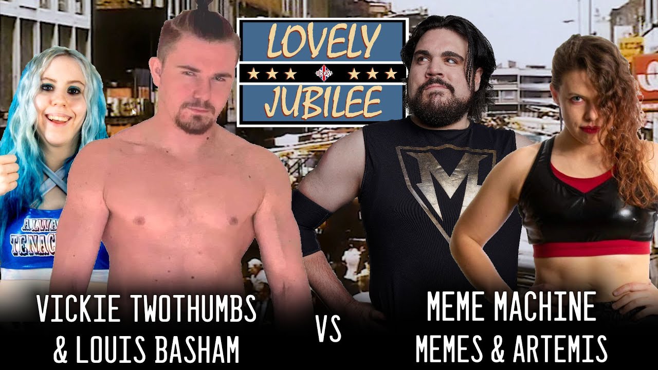 Intergender Wrestling Match - Vickie Twothumbs & Louis Basham vs Memes & Artemis background