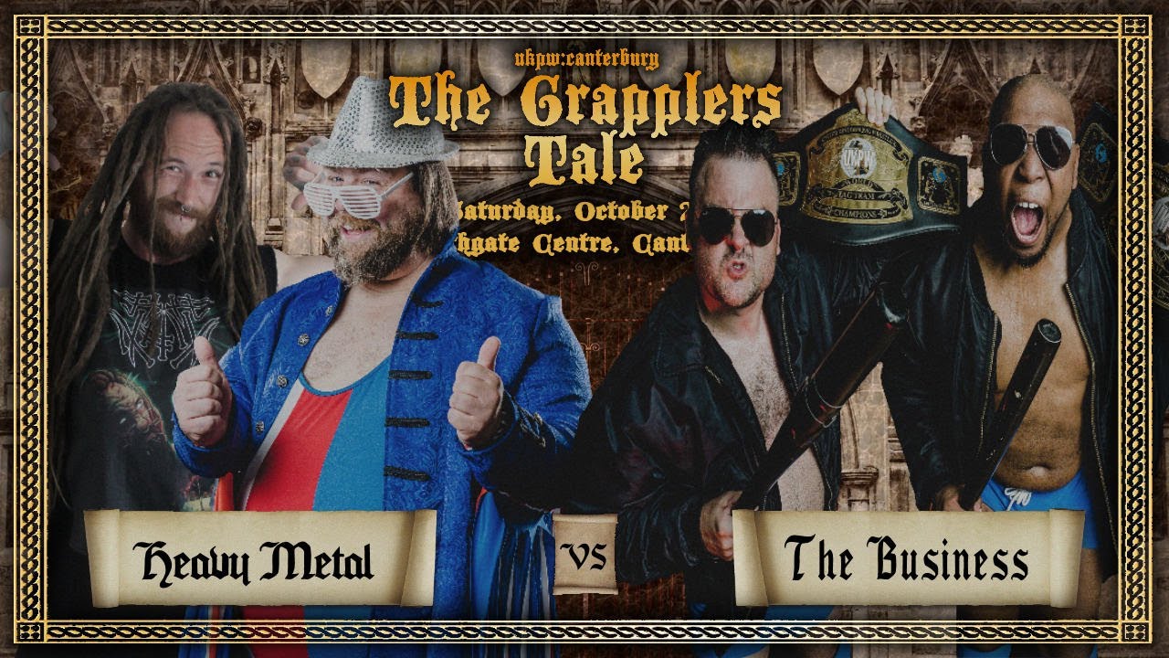 UKPW: FULL MATCH - Heavy Metal vs The Business (UKPW TAG TEAM TITLE MATCH) backdrop