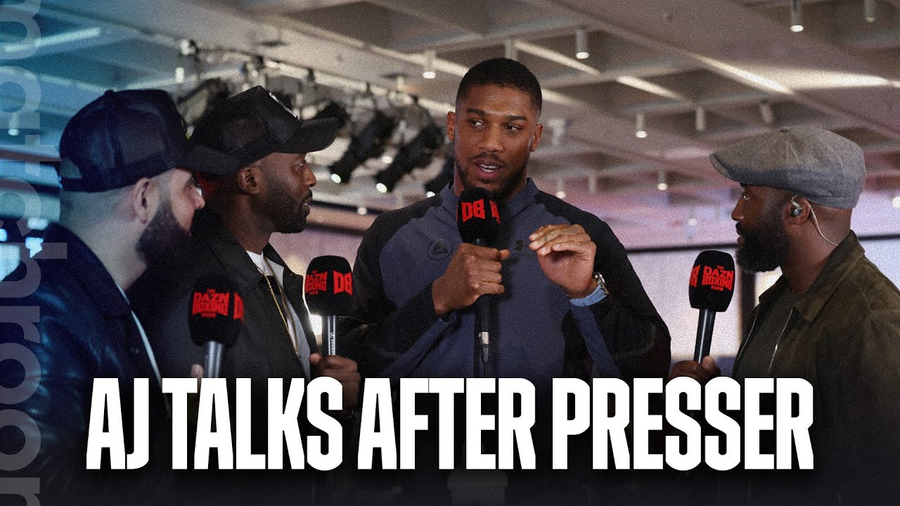 Anthony Joshua on Jermaine Franklin, Fury vs Usyk, New Trainer & More! background