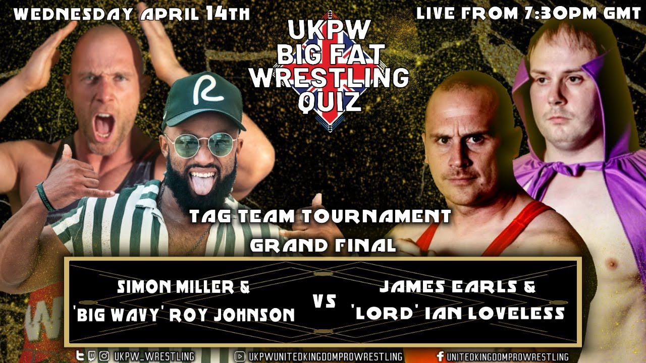 UKPW's BIG FAT WRESTLING QUIZ - THE FINAL! background