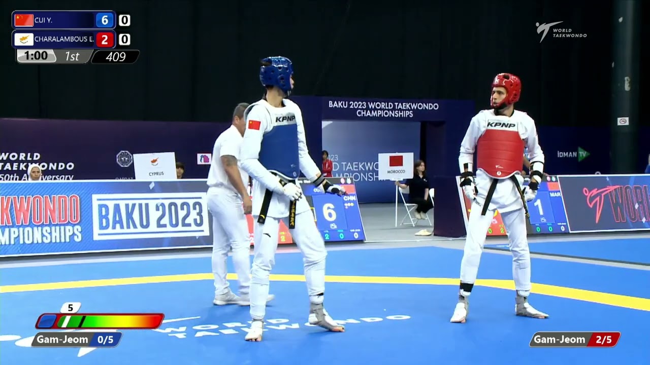 409 R64 Men 74kg CHN CUI Y CYP CHARALAMBOUS E