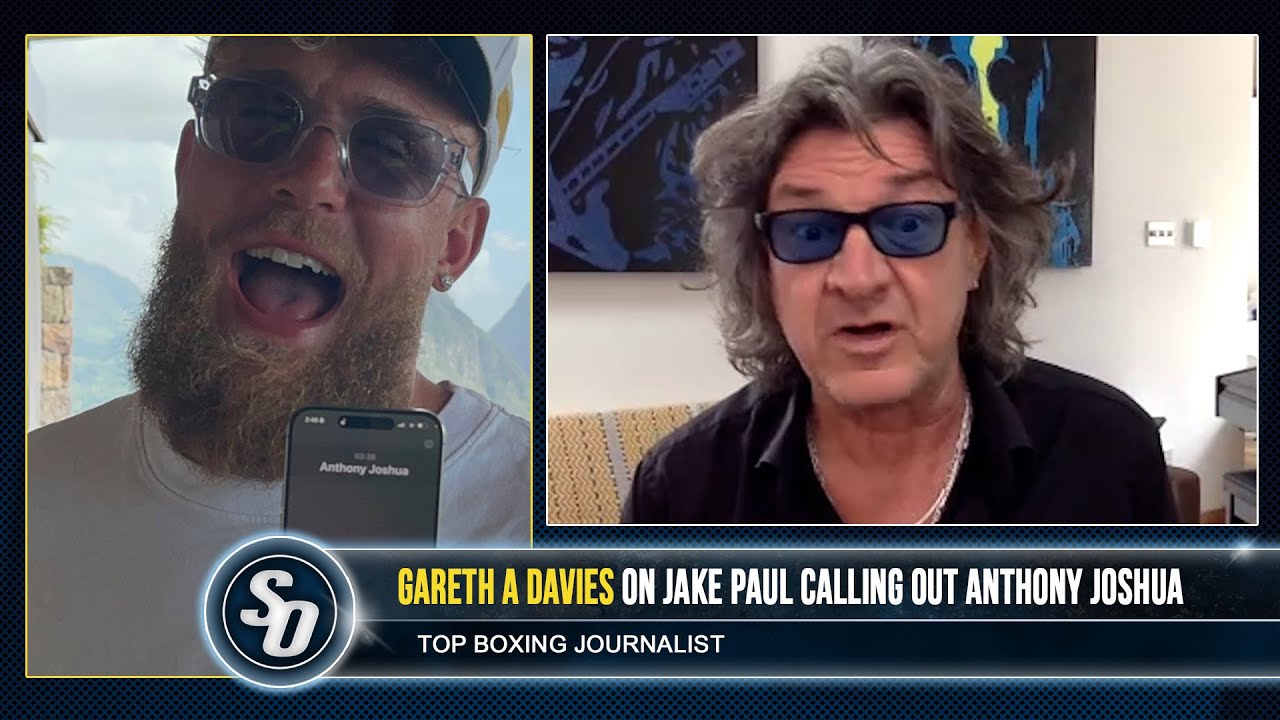 'JAKE PAUL WILL GET HURT! JOSHUA CAN'T HOLD BACK!' - Gareth A Davies tribute to greats background