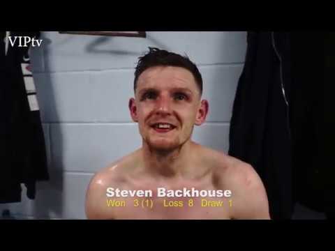 Steven Backhouse has a small war with old foe Dale Arrowsmith.