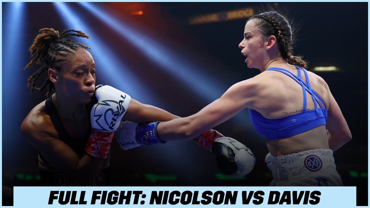 Skye Nicolson vs Shanecqua Paisley Davis | Full Fight | Matchroom Boxing backdrop