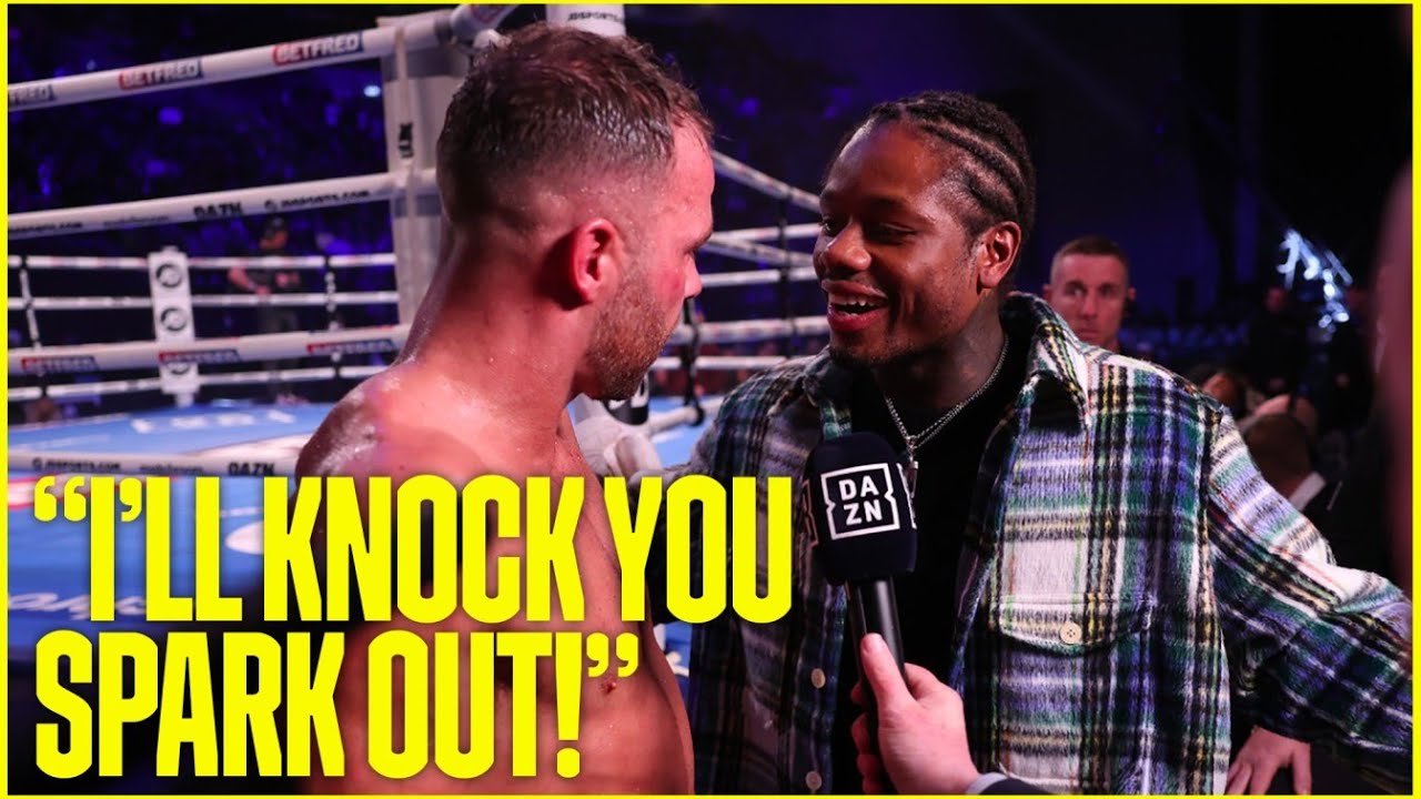 Felix Cash & Ammo Williams clash ringside ahead of potential fight