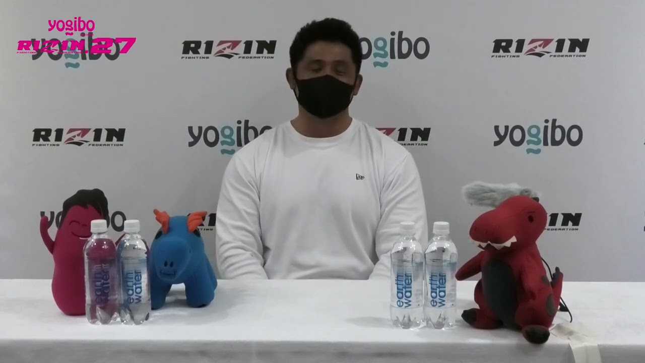 Yogibo presents RIZIN 27 宮本和志 試合前インタビュー background