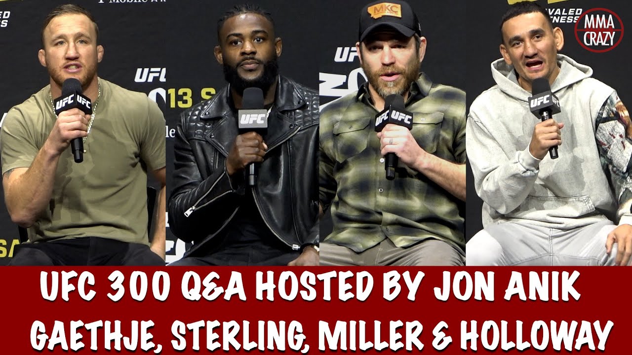 Full UFC 300 Q&A: Justin Gaethje, Max Holloway, Aljamain Sterling, Jim Miller