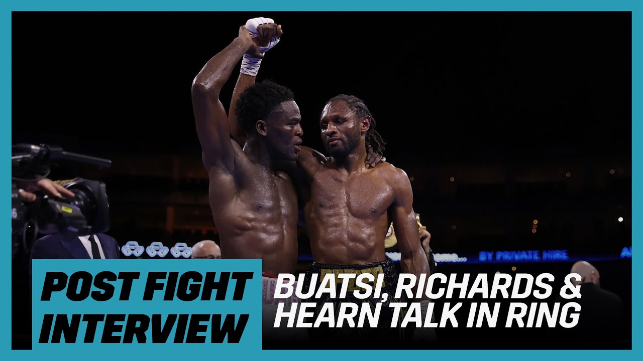 WHAT A FIGHT! Joshua Buatsi, Craig Richards & Eddie Hearn react to cracker background
