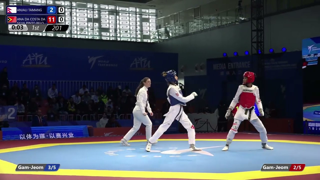 201 Round of 16 W 49kg NEP Anjali TAMANG TLS Ana DA COSTA DA SILVA PINTO BELO