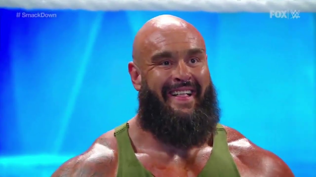 WWE SMACKDOWN BRAUN STROWMAN DESTROY MVP 11/04/22