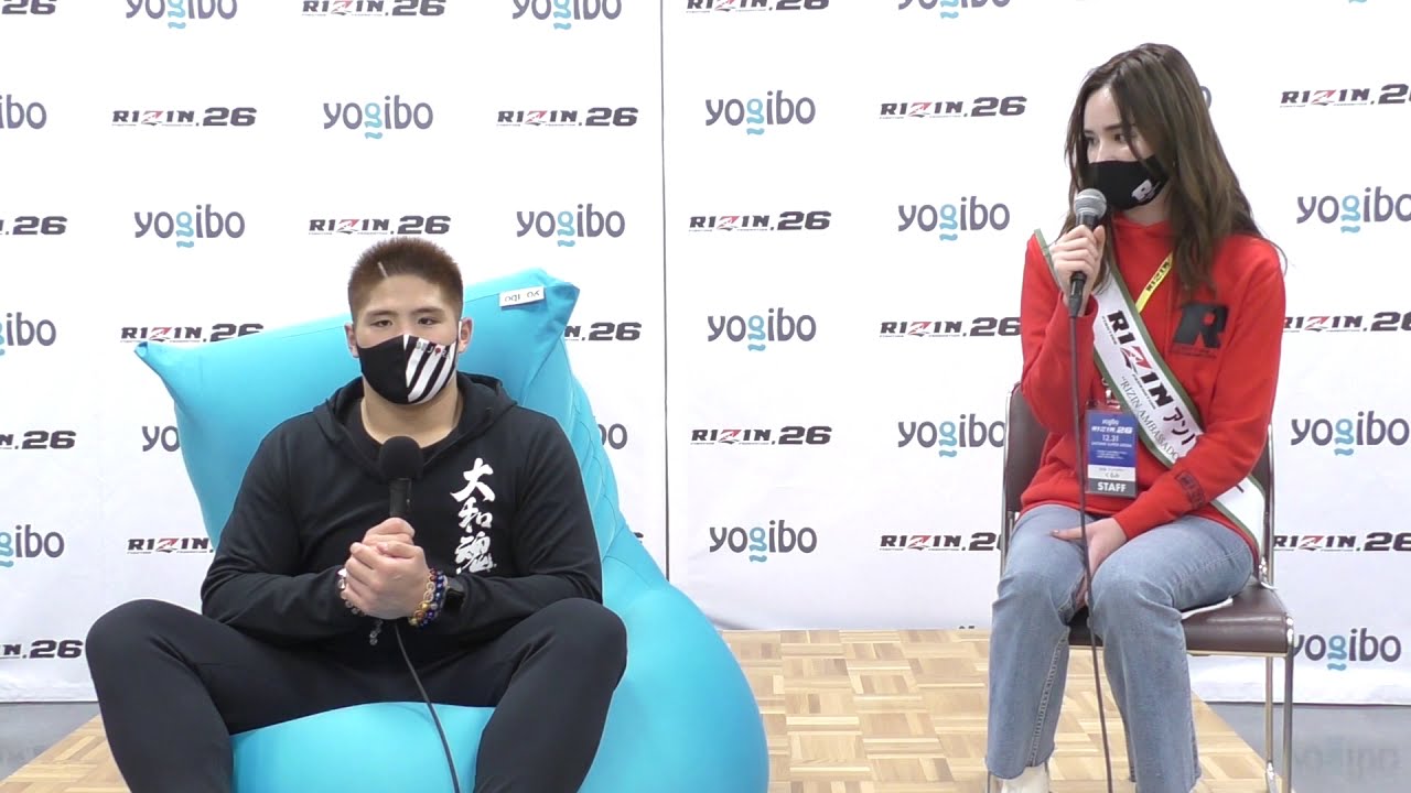 Yogibo presents RIZIN.26 スダリオ剛 試合後インタビュー background