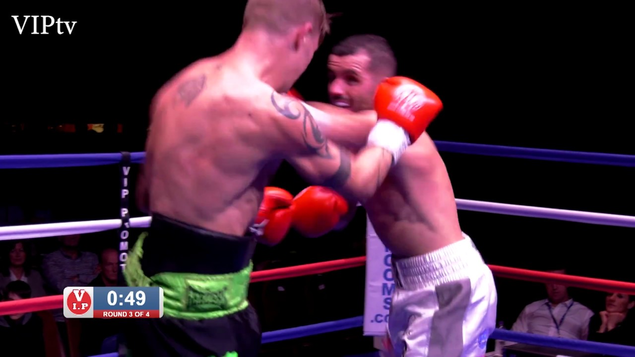 Danny Roberts v Duane Green 29 9 2018 at Olympia, Liverpool background
