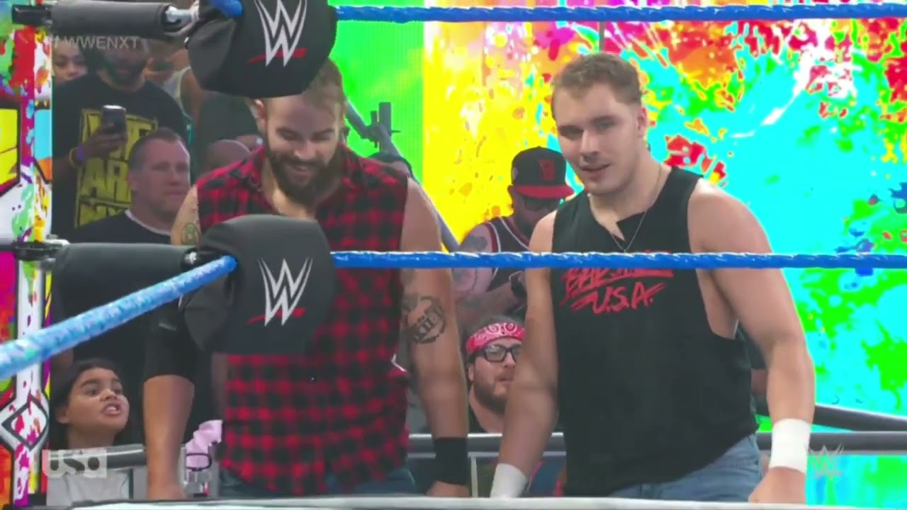 WWE NXT 2.0 JOSH BRIGGS & BROOKS JENSEN VS GALLUS 09/27/22 backdrop