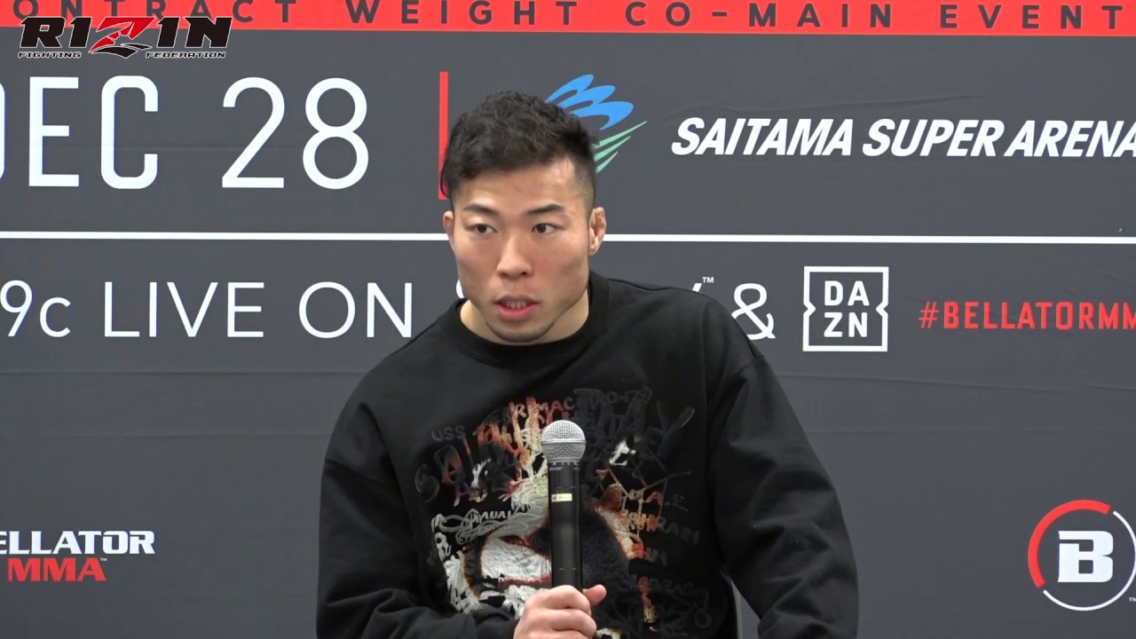 中村優作 BELLATOR JAPAN 試合後インタビュー backdrop