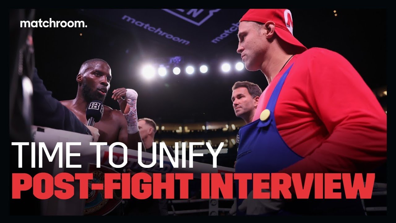 Lawrence Okolie calls for unification with Mairis Briedis after Cieslak win