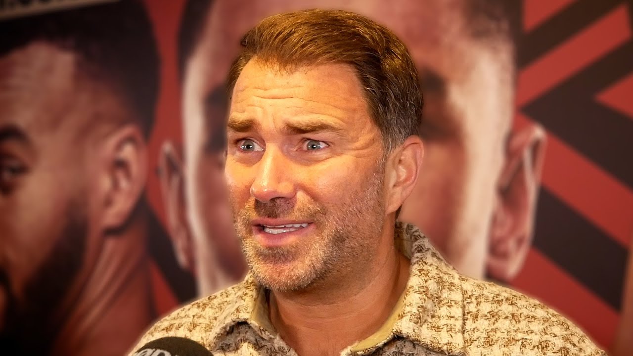 'ANTHONY JOSHUA VS JAKE PAUL WON'T BE FIXED!' - Eddie Hearn on AJ injury status backdrop