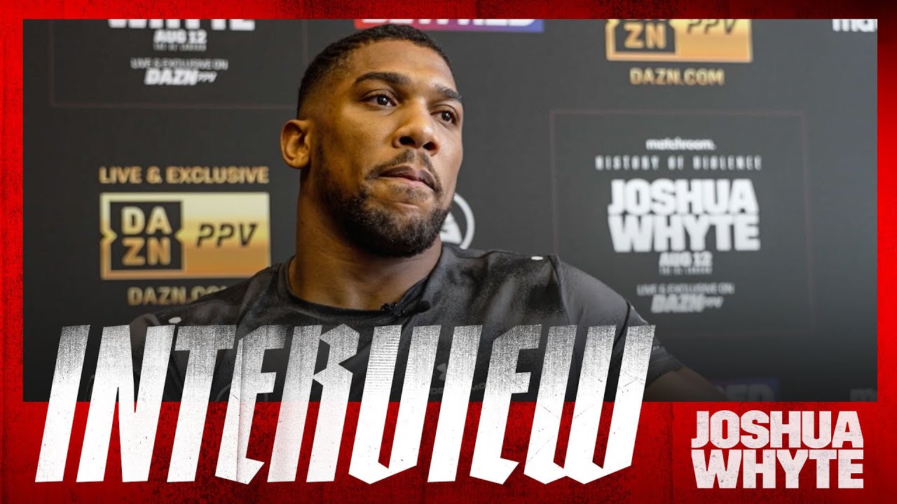 "People Don't Understand Me!" - Anthony Joshua Talks Dillian Whyte & Heavyweight Division background
