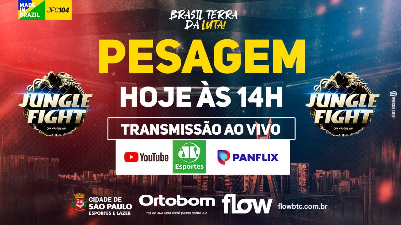AO VIVO | JUNGLE FIGHT 104 | EVENTO COMPLETO background