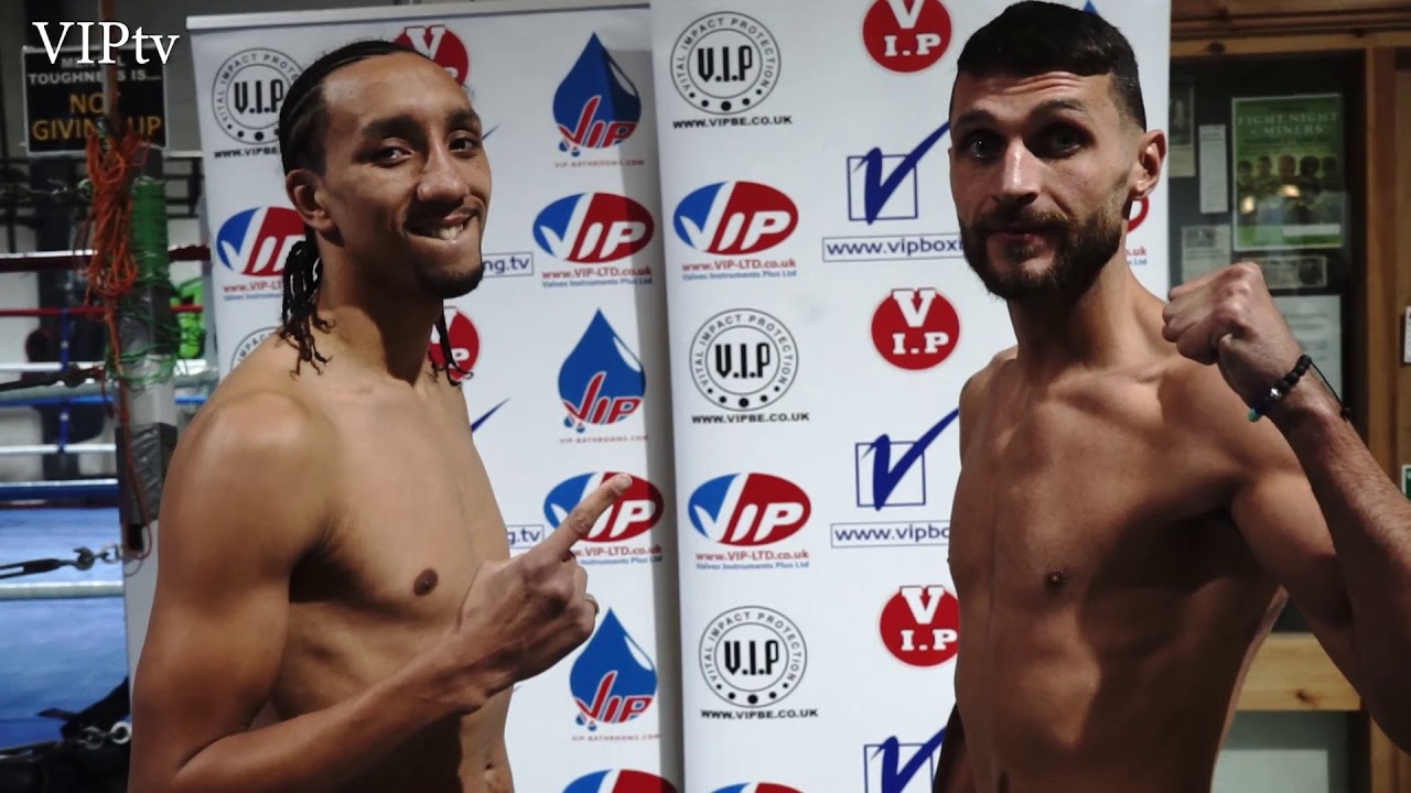 Weigh-in Tyrone Nurse v Liam Taylor the Rematch background