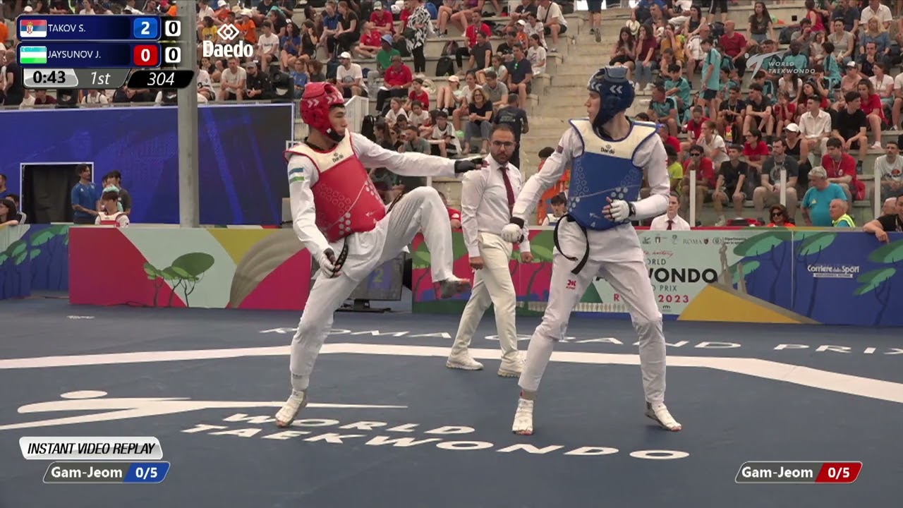 304 R32 Women 49kg TAKOV Stefan SRB JAYSUNOV Jasurbek UZB