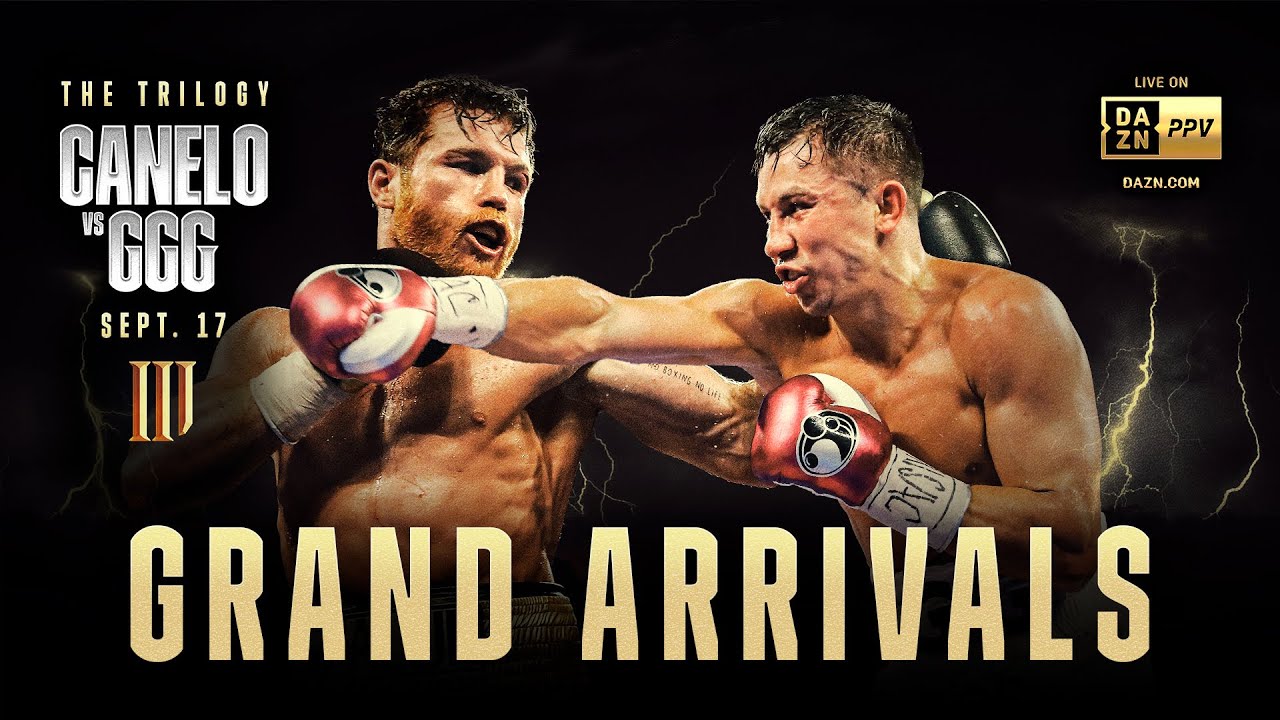 GRAND ARRIVALS | Canelo vs. GGG III Touch Down At The T-Mobile Arena Ahead Of Trilogy Fight background