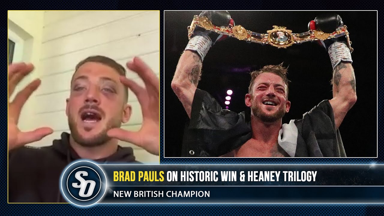 'IT CAME HOME!' - BRAD PAULS BEATS HEANEY, is Cornwall's 2nd ever BRITISH CHAMP background
