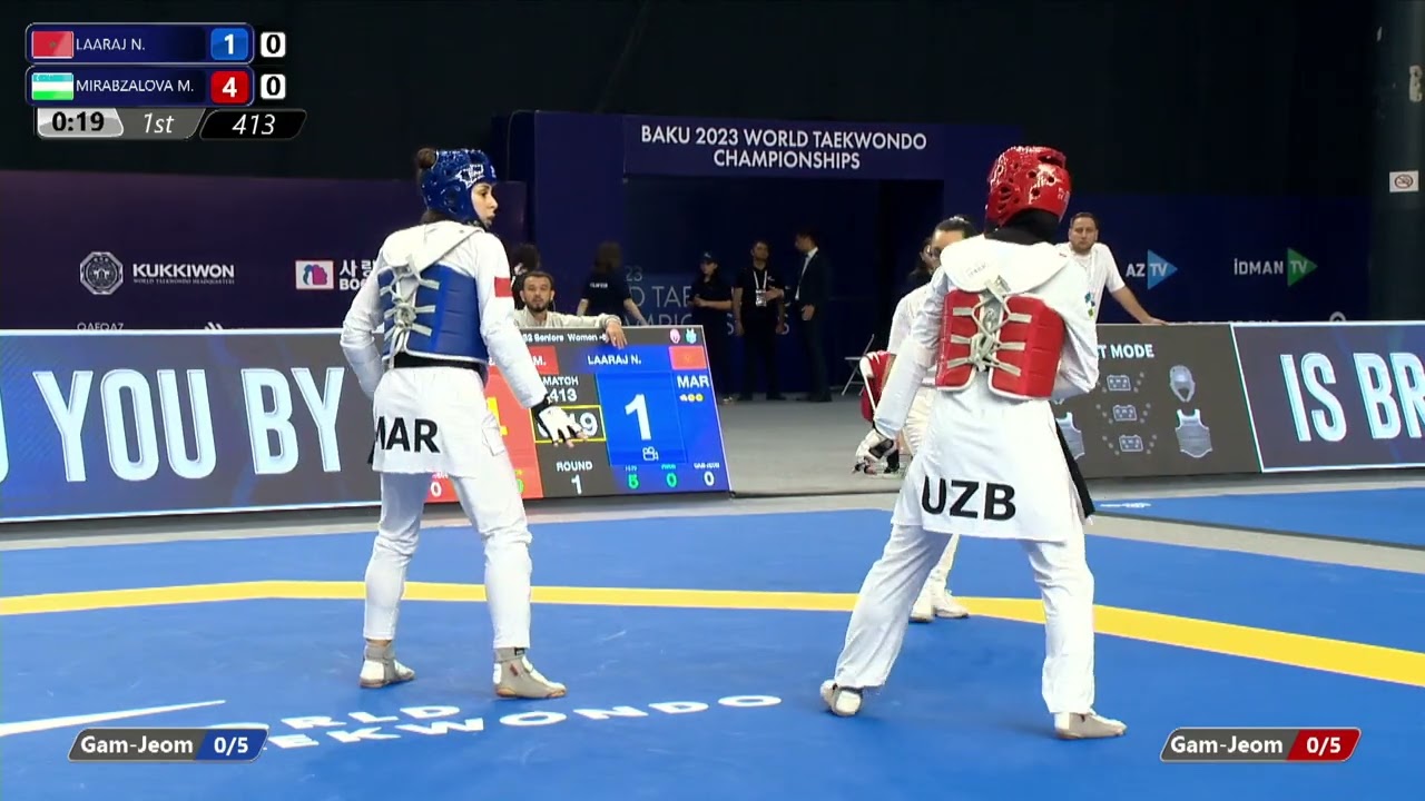 413 R32 Women 57kg MAR LAARAJ N UZB MIRABZALOVA M