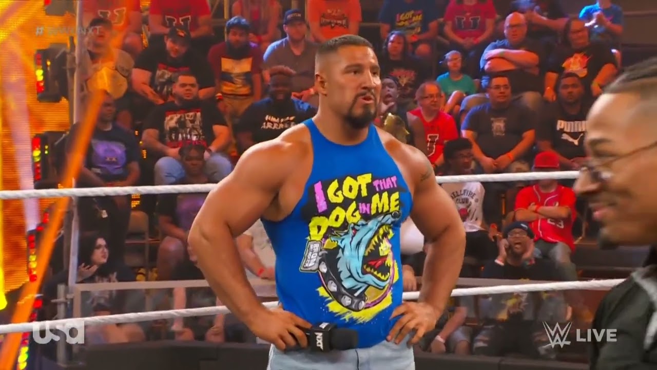 WWE NXT BRON BREAKKER HEEL TURN 04/04/23 background
