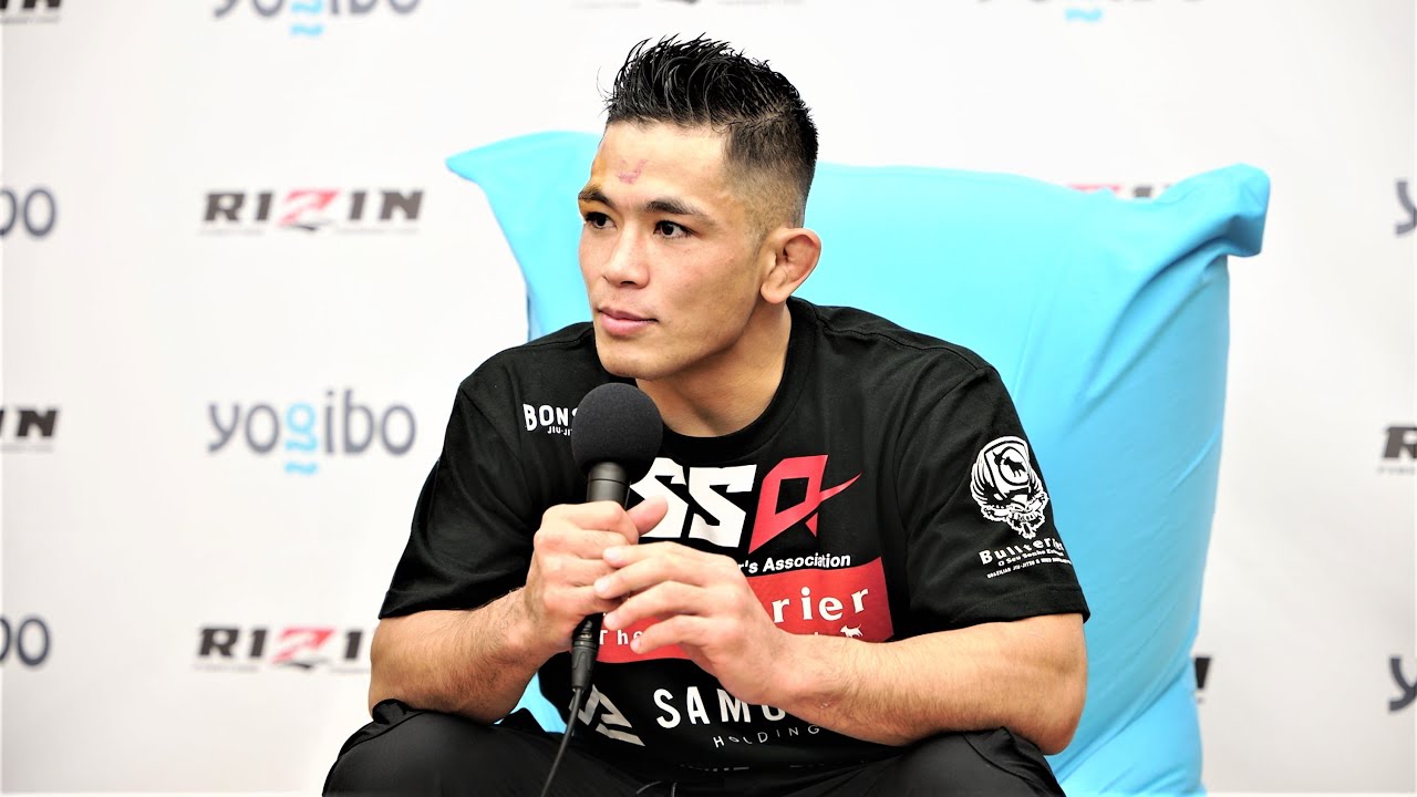 Yogibo presents RIZIN.29 アラン“ヒロ”ヤマニハ 試合後インタビュー background